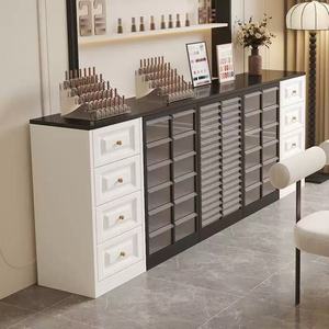 Nail Art <b>Cabinet</b>, <b>Storage</b> Display <b>Cabinet</b>, Beauty Salon Nail Polish Floor-standing <b>Storage</b> <b>Cabinet</b> - Product Image 4