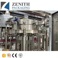 Chaîne de remplissage d'eau pure clé en main, prix usine, certifiée CE, pour bouteilles PET avec contrôle PLC