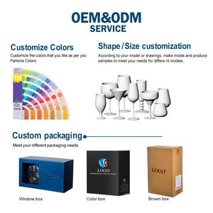 Vaso Highball Samyo Personalizado con Diseño de Hojas Vintage en Relieve y Borde Dorado para Jugo, Agua y Bebidas - Product Image 5