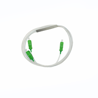 Répartiteurs PLC Mini FTTH SC-UPC/APC 1x2 1x4 1x8 1x16 1x32, Répartiteur à Microfibre Optique de Qualité Télécom, Répartiteur en Tube d'Acier