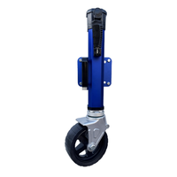Roue de manœuvre pivotante en alliage d'aluminium de 8 pouces pour remorque de bateau