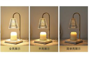 Lantern <b>Wax</b> Candle Warmer Light Glass Aromatherapy <b>Burner</b> with Fragrance for <b>Christmas</b> for Bedroom Heater Lamp - Product Image 6