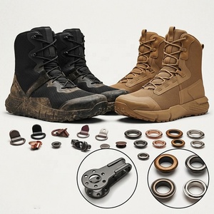 Wholesale fashion luxury metal boot <b>hooks</b> with lace buckles quick eyelets secure shoelace fastening, suitable for camping, - Product Image 3