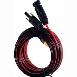 Fiche solaire 12AWG vers câble d'extension XT60 pour mini générateur solaire EB55 Powerstation <span class=keywords><strong>Ecoflow</strong></span> Delta Pro River - Product Image 3