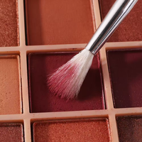 Pinceau de maquillage outils de beauté manche en plastique meilleure vente d'outils cosmétiques mélange de fard à paupières avec logo personnalisé pinceaux de maquillage pour fille