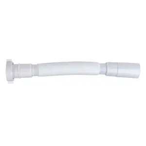 Manguera de drenaje de sifón FP9 PP, 1-1/2 pulgadas, tubo de soplado, manguera Flexible de cocina, tuerca de plástico