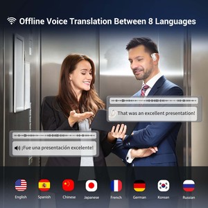 Audífonos Wooask F56 OWS con Dispositivo de Traducción Instantánea Bidireccional en Tiempo Real en 144 Idiomas para Viajes - Product Image 3