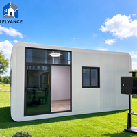 RELYANCE Apple Cabin Maison Conteneur Préfabriquée Chine Vente en Gros Meilleure Vente Panneau Sandwich Capsule Mini-Maisons Mobilier Intérieur
