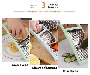 Juego de utensilios de cocina de 4 piezas: trituradora de ajo, pelador de alambre, removedor de hoyos, pelador de frutas y verduras - Product Image 3