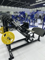 Équipement de musculation professionnel Rosen, tube en acier durable de 3 mm, machine à squats linéaires Hammer Strength haut de gamme