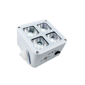 NUEVO Juego de 4 Luces LED Recargables IP65 Resistentes al Agua, 6 en 1 RGBWA+UV, Control Remoto DMX Inalámbrico, Pantalla OLED, Aleación de Aluminio para Escenarios y <span class=keywords><strong>DJ</strong></span> - Product Image 3