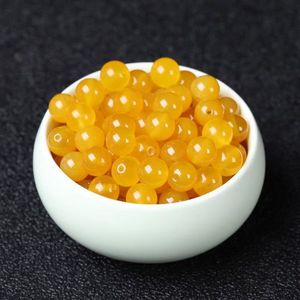 Perles en pierre d'agate naturelle rouge, verte, noire, jaune et blanche en gros pour bracelets et colliers faits main DIY - Product Image 6