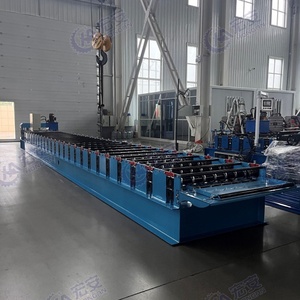Anti-rust Hot-dip Galvanized Steel Water Wave Roof <b>Tile</b> Production Machinery Full-automatic Water Wave Roll Forming Machine - Product Image 4