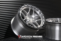 Jantes en alliage entièrement forgé 6061-T6 Beadlock, finition argent brossé, 5x114.3, 19 et 20 pouces, pour Nissan GT-R