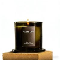 Bougie parfumée artisanale de luxe en cire de soja, aromathérapie, occasions spéciales comme Noël, la Saint-Valentin, les mariages