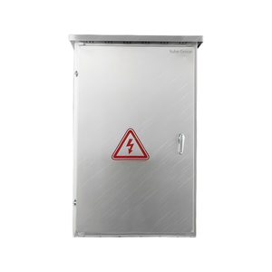 Gabinete de Distribución de Energía para Exteriores Personalizado de Acero Inoxidable, Montado en el Suelo, con Protección IP65 Contra la Intemperie - Product Image 1