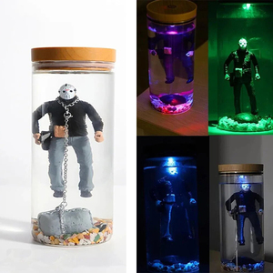 Lámpara Flotante LED de Jason Voorhees - Lámpara de Agua de la Película de Terror Viernes 13, Figura de Acción con Escena de Lago, Memorabilia de Terror - Product Image 3