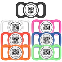 Meistverkaufte gemischte Ware: Smarte Haustier-Informationen QR-Code Airtag Silikon-Schutzhülle für Katzen- und Hundemarken – Anti-Verlust, robust, Sommer