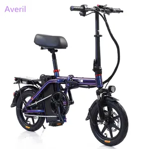 2023 China Leverancier Groothandel Goedkope Mini Opvouwbare Elektrische Fiets Vrouwen Lithium Batterij Elektrische Fiets