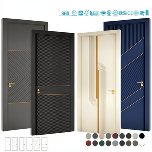 Puerta de Madera Maciza de Roble Tailandés, Puertas de Alta Calidad, Puertas de Seguridad Laminadas para Casa - Product Image 5