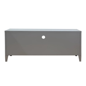 Mobile TV in Metallo dal Design Moderno, Mobile in Acciaio con 2 Ante, <span class=keywords><strong>Vetrina</strong></span> Porta TV per <span class=keywords><strong>Soggiorno</strong></span> - Product Image 3