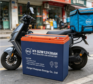 <span class=keywords><strong>Batterie</strong></span> 6-DZM-28 DZM12v28ah sans entretien, rechargeable, au plomb-acide / <span class=keywords><strong>Batterie</strong></span> pour vélo électrique / scooter <span class=keywords><strong>12v28ah</strong></span> - Product Image 1