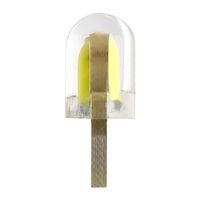 Mini ampoule LED T10 COB en silicone cristal 194 168 192 W5W 12V DRL, lumière de position, lampe de lecture, bleu glace, rose, pour plaque d'immatriculation