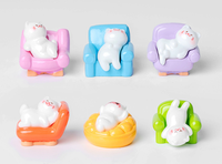 Figurine de fruits en résine, visages de fruits Kawaii, pour café, vitrine de magasin, cuisine, jouet éducatif, jeu sensoriel de tri et de comptage, éducation des enfants