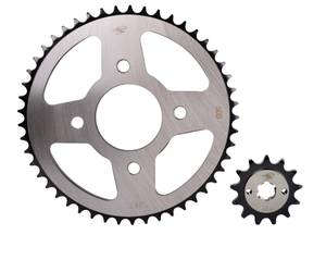 Kit de Transmisión <span class=keywords><strong>para</strong></span> Motocicleta a <span class=keywords><strong>Precio</strong></span> Económico <span class=keywords><strong>para</strong></span> Tvs Star Hlx 150, Juego de <span class=keywords><strong>Cadena</strong></span> y Piñón - Product Image 1