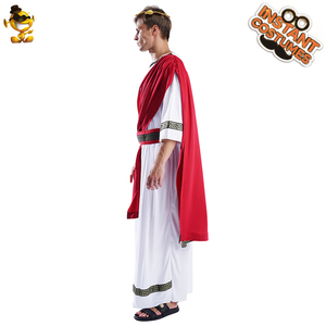 Venta al por mayor nacional de los hombres Cosplay disfraz de fiesta de lujo Casual nativo Toga Caesar disfraz - Product Image 2