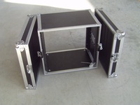 Flight case pour DJ Mixer Cases 7U avec rack incliné
