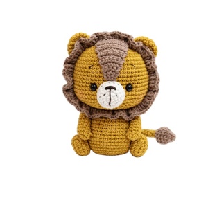 Venta caliente personalizado Woodstock hecho a mano ganchillo León juguetes para niños manualidades regalo - Product Image 1