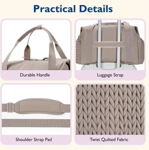 <span class=keywords><strong>Sac</strong></span> de voyage grande capacité pour couches et accessoires bébé, <span class=keywords><strong>sac</strong></span> d'hôpital pour l'accouchement - <span class=keywords><strong>Sac</strong></span> à bandoulière essentiel pour maman - Product Image 5