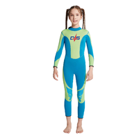 DIVESTAR Grosir Wetsuit Anak 3mm 5mm Neoprena Tahan Panas Fullbody untuk Diving Surfing Berenang dengan Ritsleting Belakang Unisex