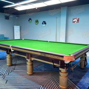 Bàn Bi-a & Bi-a Giá Rẻ Chất Liệu Da Màu Xanh Lá Tiêu Chuẩn Cao Cấp 8 Ft 9 Ft 12ft MOQ 1 - Product Image 3