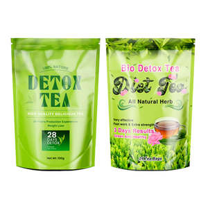 Custom Impresso PE Laminado Folha De Alumínio 28 dias Perda De Peso Skinny Fit <span class=keywords><strong>Slim</strong></span> Diet Vazio <span class=keywords><strong>Detox</strong></span> Chá Embalagem Sacos - Product Image 4
