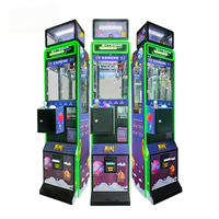 Machine à griffes commerciale compacte et fine, à monnayeur et billets, attrape-jouets, machine de jeu distributeur pour personnalisation de salles d'arcade et centres commerciaux