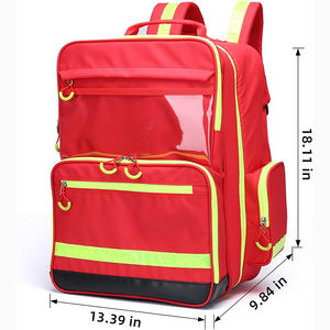 Échantillon gratuit Sac à dos de premiers secours personnalisé Multi-couches Imperméable Rangement pratique Médicaments Voyage Urgence Tri - Product Image 6