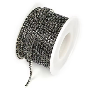 थोक स्टेनलेस स्टील गैंडे कप चेन सिवन क्रिस्टल गैंडे चेन गैंडे - Product Image 4