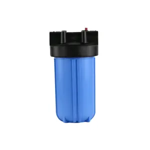 10 inch big fat blue water filter housing with air release button