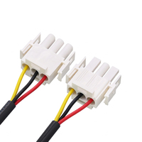 Câble de raccordement isolé sur mesure 14/18AWG avec connecteurs mâle/femelle pour servomoteur, onduleur, stockage d'énergie photovoltaïque