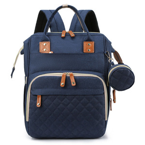 Mochila <span class=keywords><strong>de</strong></span> maternidad transfronteriza, <span class=keywords><strong>cuna</strong></span> portátil para bebé, bolsas <span class=keywords><strong>de</strong></span> almacenamiento multifuncionales, mochila <span class=keywords><strong>de</strong></span> exterior para madre y bebé con USB, venta al por mayor - Product Image 1