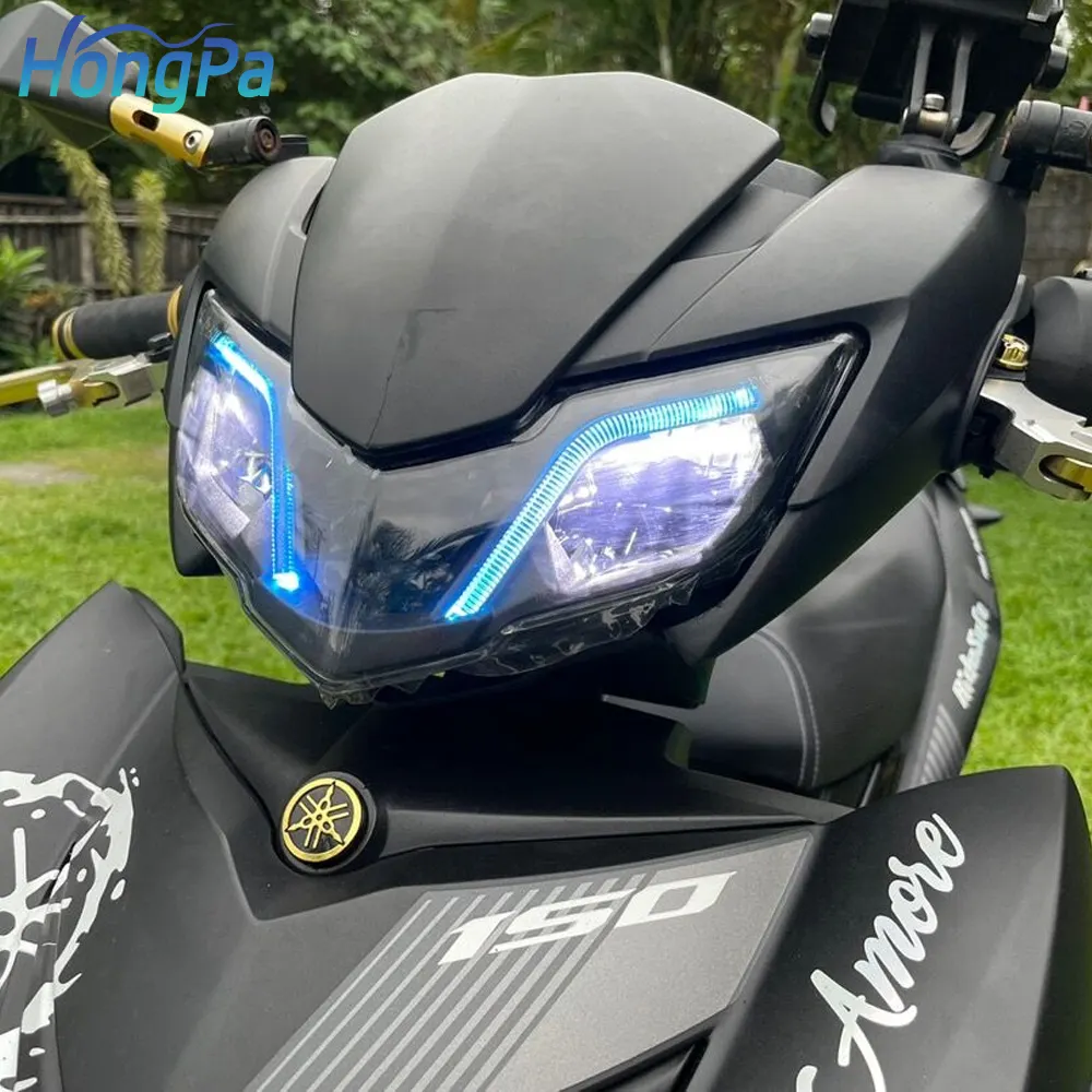 Faro moto 12V LED faro anteriore moto faro per Yamaha Y15ZR V2 V8 sistemi di illuminazione moto