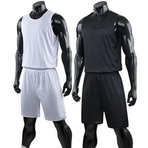 Benutzer definierte billige reversible Basketball-Trikots Sublimation mit Zahlen Team Blank Jugend reversible Uniformen Design Großhandel