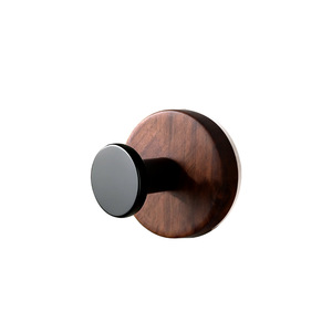 <span class=keywords><strong>Porte</strong></span>-<span class=keywords><strong>manteau</strong></span> mural écologique en bois de noyer noir, style nordique minimaliste, avec crochets à <span class=keywords><strong>ventouse</strong></span> pour cuisine et <span class=keywords><strong>salle</strong></span> de <span class=keywords><strong>bain</strong></span> - Product Image 5