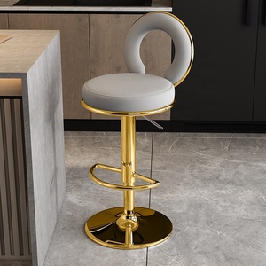 <span class=keywords><strong>Chaise</strong></span> de <span class=keywords><strong>bar</strong></span> meubles de comptoir nordiques en métal cuir pivotant en cuir chaises de cuisine de luxe modernes en or tabouret de <span class=keywords><strong>bar</strong></span> <span class=keywords><strong>pour</strong></span> <span class=keywords><strong>table</strong></span> de <span class=keywords><strong>bar</strong></span> - Product Image 4