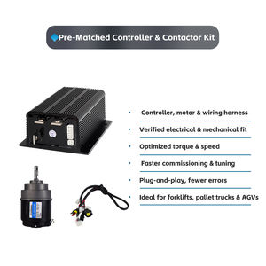 Sistema de Propulsión para Montacargas OEM para Reemplazo de Controlador Curtis con Motor y Arnés de Cableado, Solución de Propulsión Eléctrica para AGV - Product Image 2