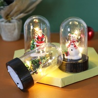 Cadeau de Noël nouveau Noël intérieur vieil homme bonhomme de neige veilleuse LED décoration de table lumineuse pour décor de noël