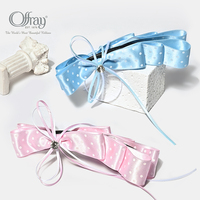 Ruban en satin à pois haute densité, 100 yards/rouleau, pour emballage de pâtisserie et décoration florale