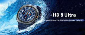 Chất lượng cao HD8 siêu ngủ giám sát đa chế độ Thể Thao Smartwatch bản đồ điều hướng từ xa hình ảnh thông minh đồng hồ - Product Image 4